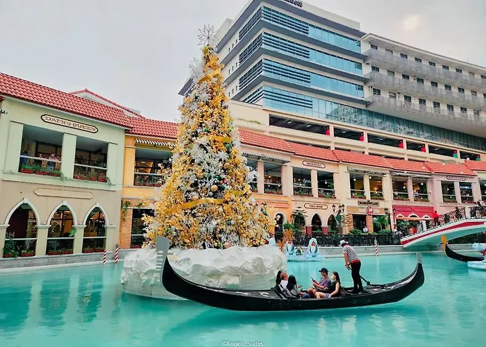 Appartement New Modern Venice View And Balcony, Fast Wifi At Mckinley Hill 1br Interconnected To Venice Grand Canal Mall